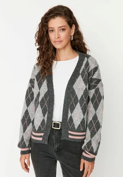 Кардиган Trendyol, цвет grey