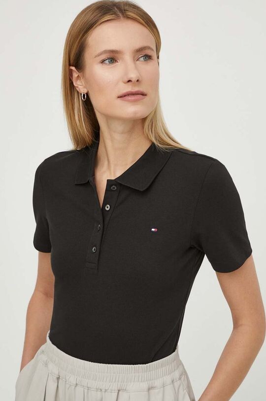 Поло Tommy Hilfiger, черный
