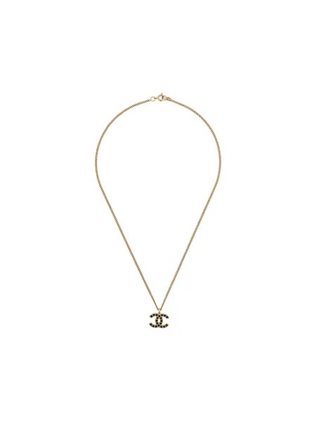 Chanel Pre-Owned колье с подвеской-логотипом CC