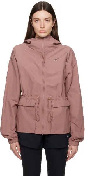Розовая легкая куртка Nike