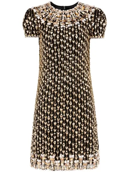 Jenny Packham короткое платье Spark, черный