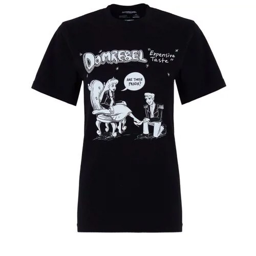 Футболка Dom Rebel BOUGIE черный+принт xs