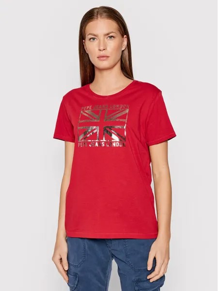 Футболка стандартного кроя Pepe Jeans, красный