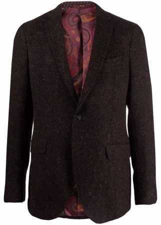 Etro твидовый пиджак
