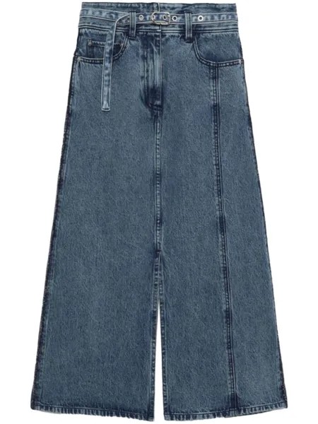 3.1 Phillip Lim юбка А-силуэта, синий