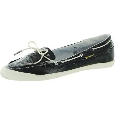 Tretorn Womens Sunniva Patent Navy Мокасины 6.5 Medium (B,M) BHFO 5958