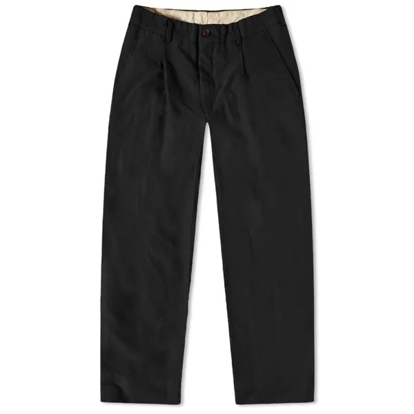 Брюки из полиэстера Comme des Garçons Homme Plus, черный