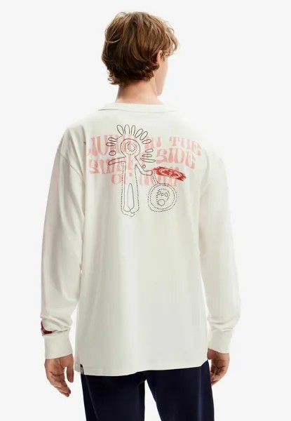Футболка с длинным рукавом Arty Messages Desigual, бежевый