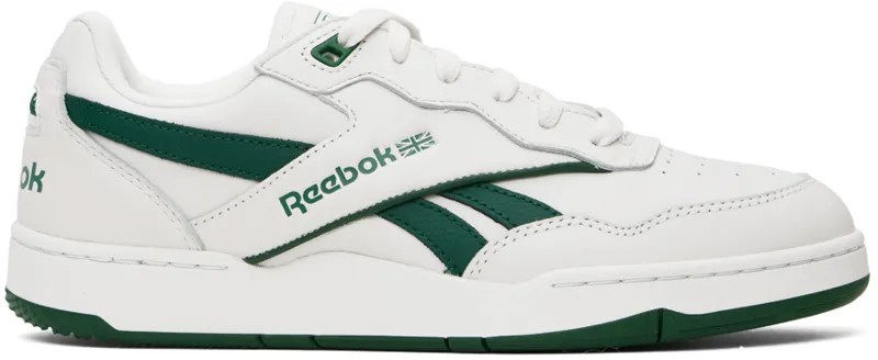 Бело-зеленые баскетбольные кроссовки Bb 4000 Ii Reebok Classics