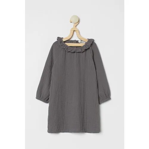 Платье H&M, размер 122, серый