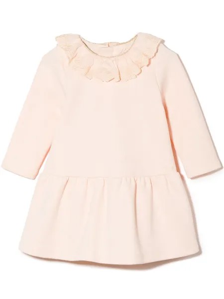 Chloé Kids платье с длинными рукавами и оборками