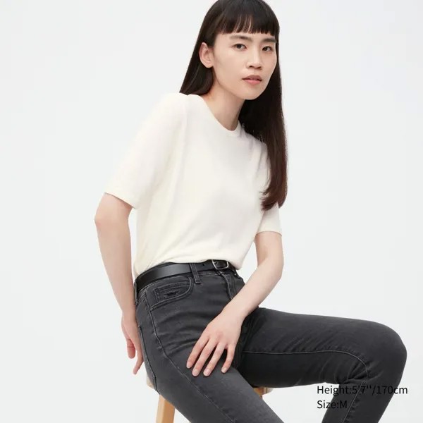 Свитер UNIQLO Extra Fine Merino с круглым вырезом (5 копий)