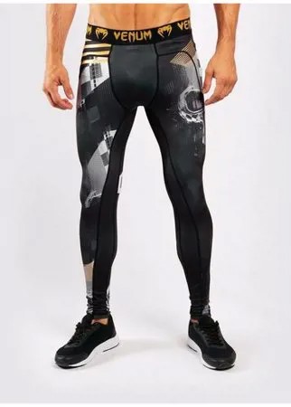 Компрессионные штаны Venum Skull Tights - Black XL