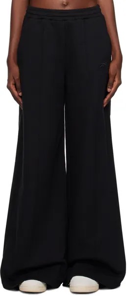 Черные широкие брюки Reebok Classics
