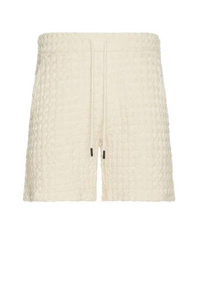 Шорты OAS Ecru Porto Waffle Shorts, белый