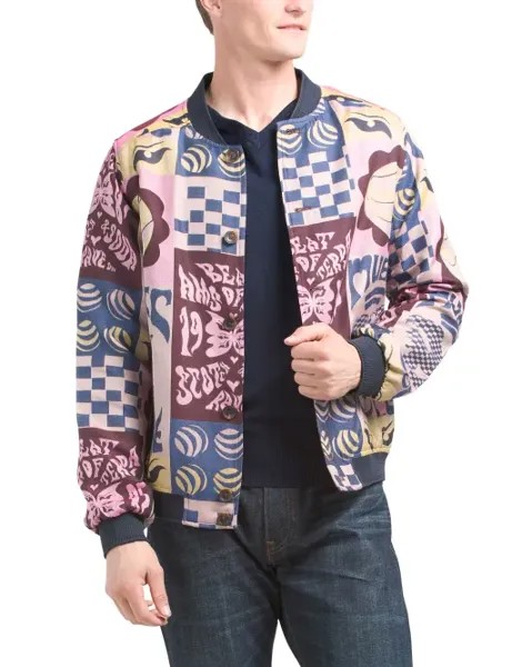 Жаккардовый бомбер Scotch & Soda, цвет Multicolor