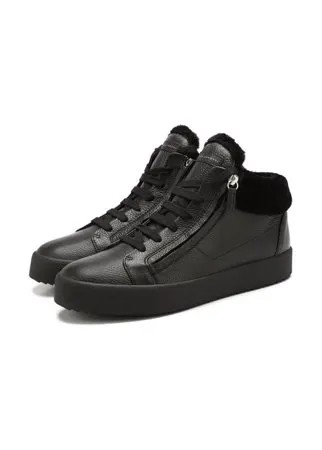 Кожаные кеды Justy Winter Giuseppe Zanotti Design