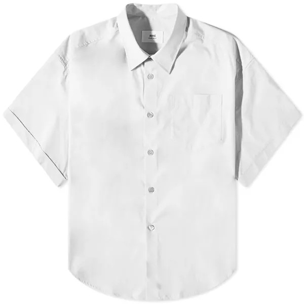Рубашка с коротким рукавом AMI Paris, белый