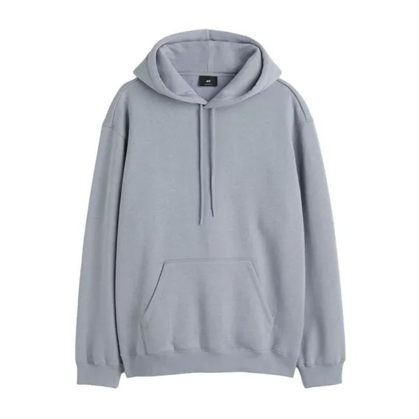 Толстовка H&M Relaxed Fit, серый