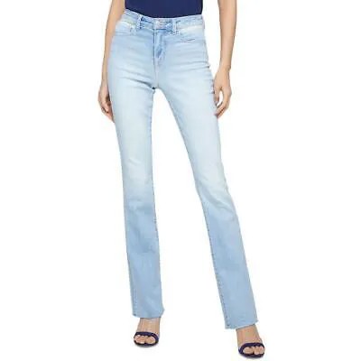 LAgence Женские прямые джинсы Ruth Blue с высокой посадкой и необработанным краем 27 BHFO 4726
