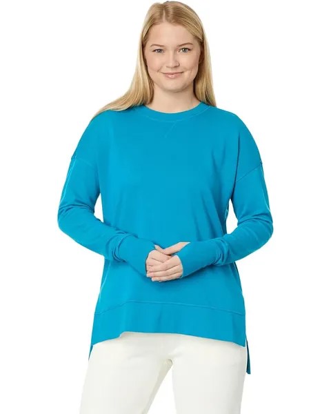 Толстовка Sweaty Betty After Class Longline, цвет Future Blue