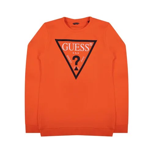 Свитшот GUESS, размер 10, оранжевый
