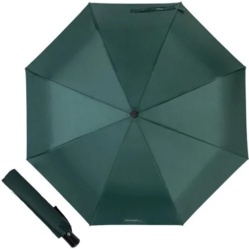Зонт Ferre, автомат, купол 98 см., 8 спиц, система «антиветер», зеленый