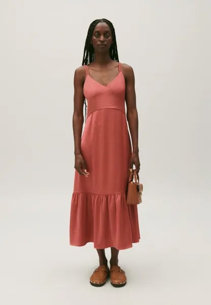 Платье длинное Roya Claudie Pierlot, цвет terracotta