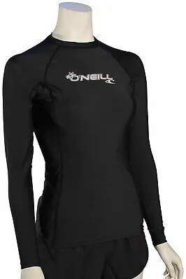 Рашгард ONeill Basic Skins LS для женщин — черный — новинка