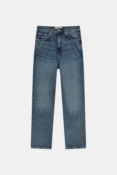 Джинсы мужские Pull&Bear PUL550691995 синие 44 EU. Доставка из-за рубежа.