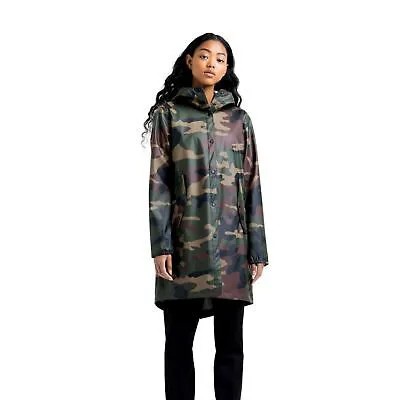 Женская куртка Herschel Rainwear Fishtail Parka с камуфляжным принтом