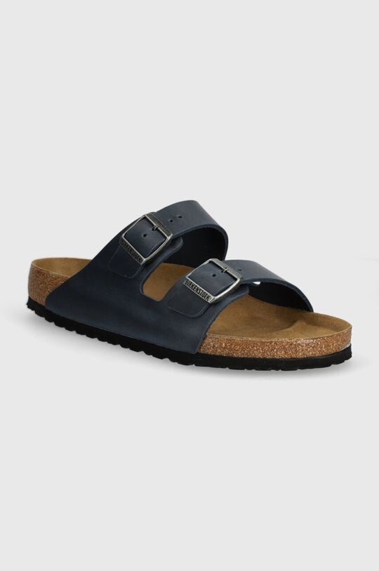 Кожаные шлепанцы Arizona Birkenstock, темно-синий