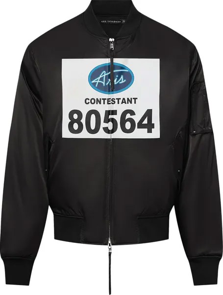 Куртка Aris Tatalovich Contestant Bomber 'Black', черный