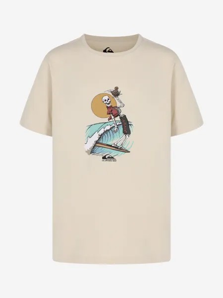 Футболка для мальчиков Quiksilver Never Ending Surf, Бежевый
