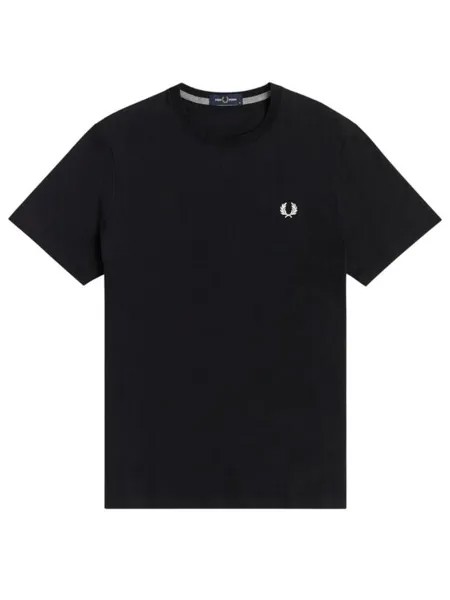 Футболка стандартного кроя Fred Perry, черный