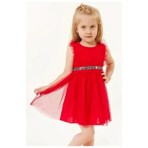 Платье COLABEAR, Размер 106 см, Красный, 683227