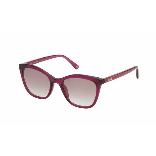 Солнцезащитные очки NINA RICCI 326-AFD, бабочка, оправа: пластик, для женщин, красный