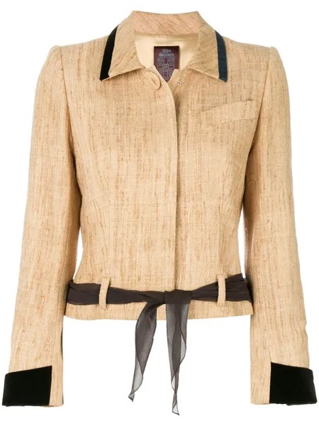 John Galliano Pre-Owned пиджак с поясом