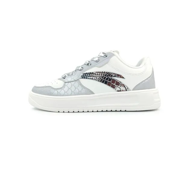Кроссовки ANTA Skateboarding Shoes Men Low-top Silver, серебряный