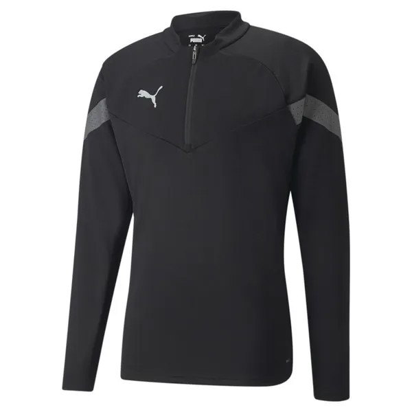 Мужская футбольная футболка TeamFINAL Training PUMA Black Smoked Pearl Silver Grey