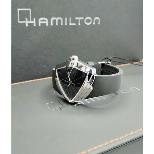 Наручные часы Hamilton Часы женские Hamilton Ventura S Auto H24105330, черный