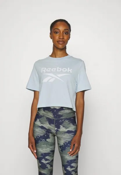 Спортивная футболка CROP TEE Reebok, цвет feel good blue