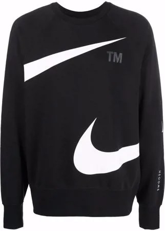 Nike толстовка с принтом Swoosh