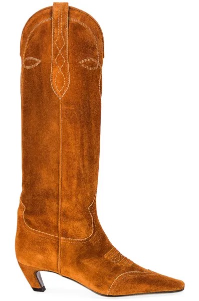 Ботинки Khaite Dallas Knee High, цвет Caramel