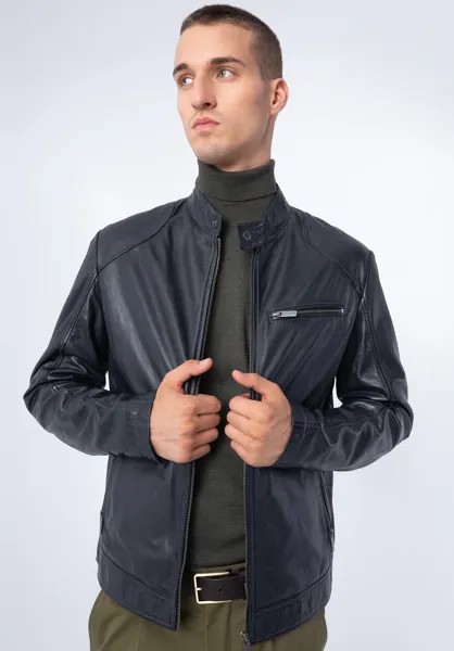 Кожаная куртка Wittchen Natural leather jacket, темно синий