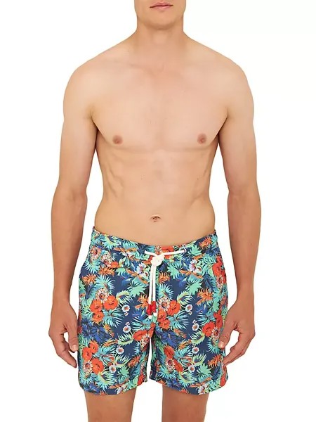 Индивидуальные шорты для плавания с цветочным принтом Orlebar Brown, многоцветный