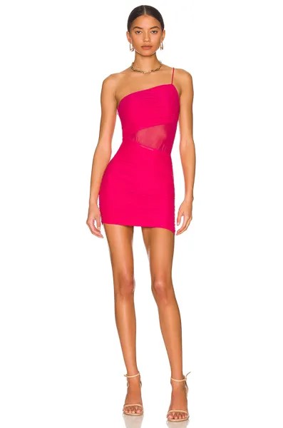 Платье мини superdown Jerica Mesh, цвет Hot Pink