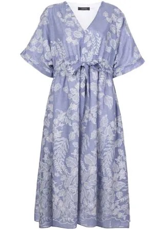 Natori платье с кулиской и цветочным принтом