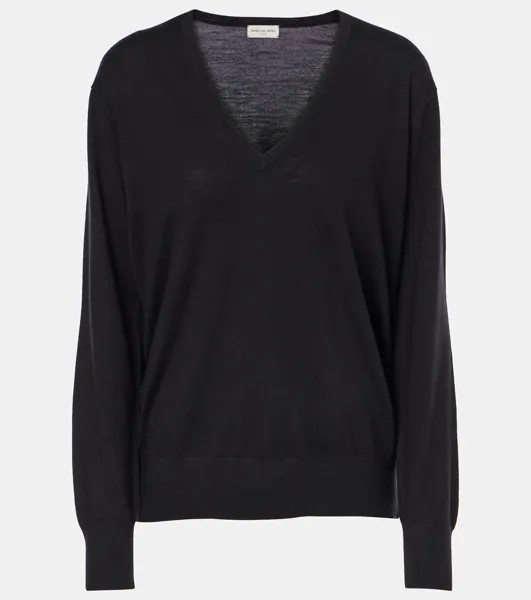 Шерстяной свитер Dries Van Noten, черный