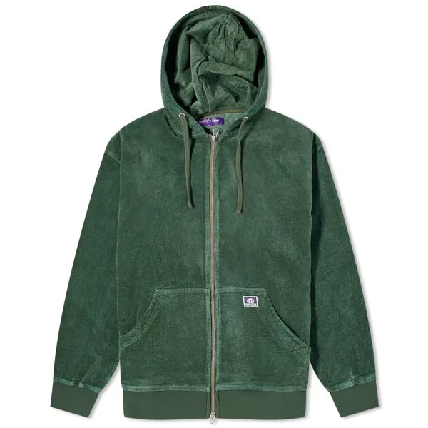 Худи Fucking Awesome Corduroy Zip, зеленый